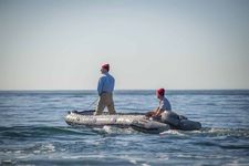 Jacques Cousteau on the deep blue sea